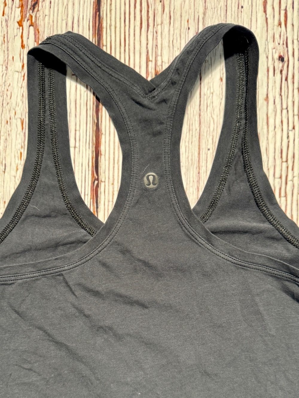 Lululemon Cool Racerback Tank Black Size 6 Running Gym Workout - Picture 7 of 7